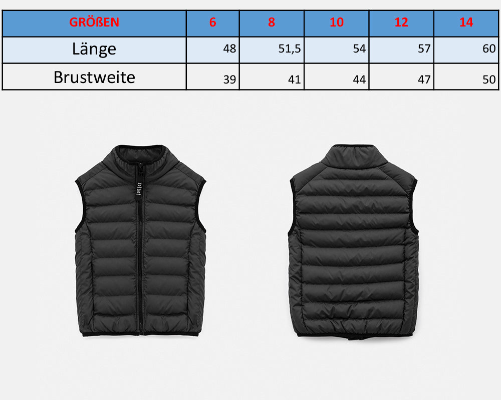 Kids Weste - Schwarz