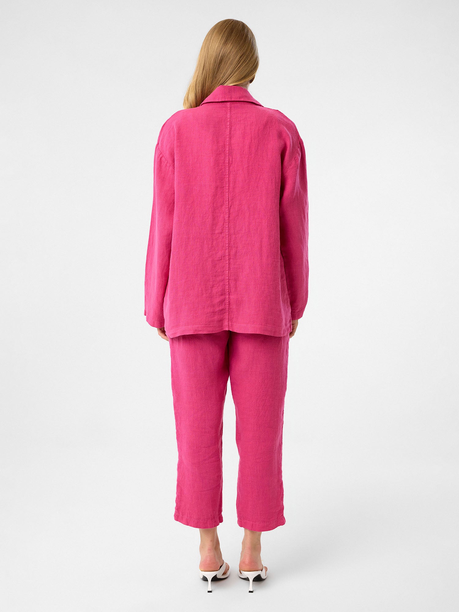 Oversized Blazer in Fuchsia