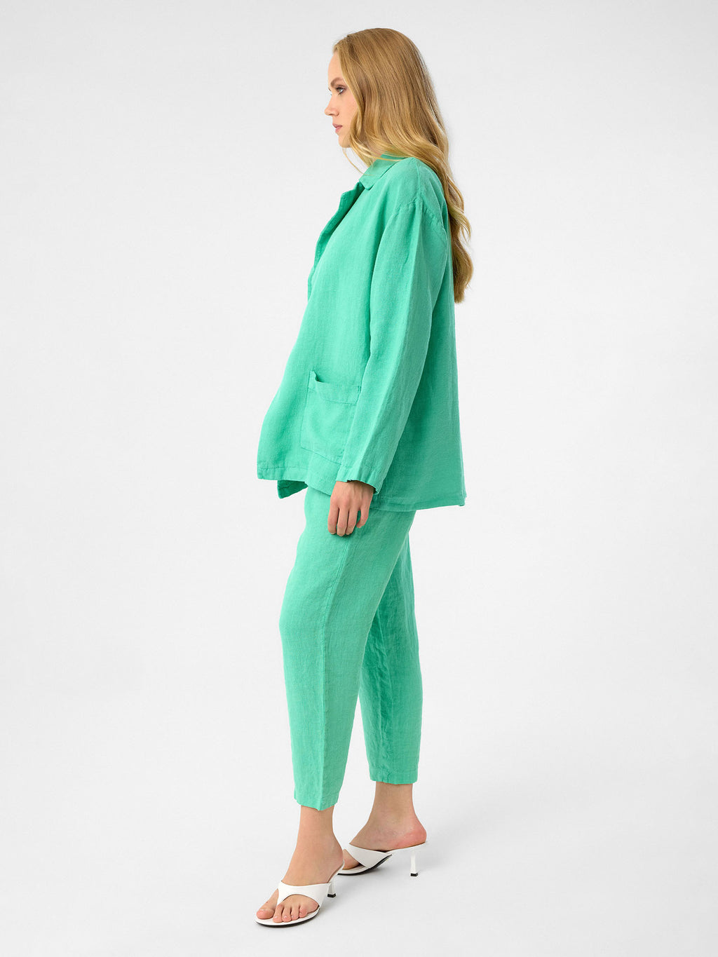 Oversized Blazer in Mintgrün