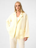 Oversized Blazer in Buttercream