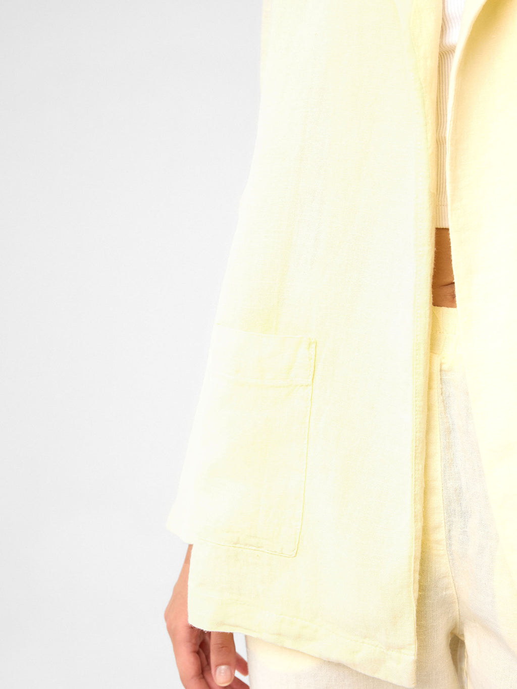 Oversized Blazer in Buttercream