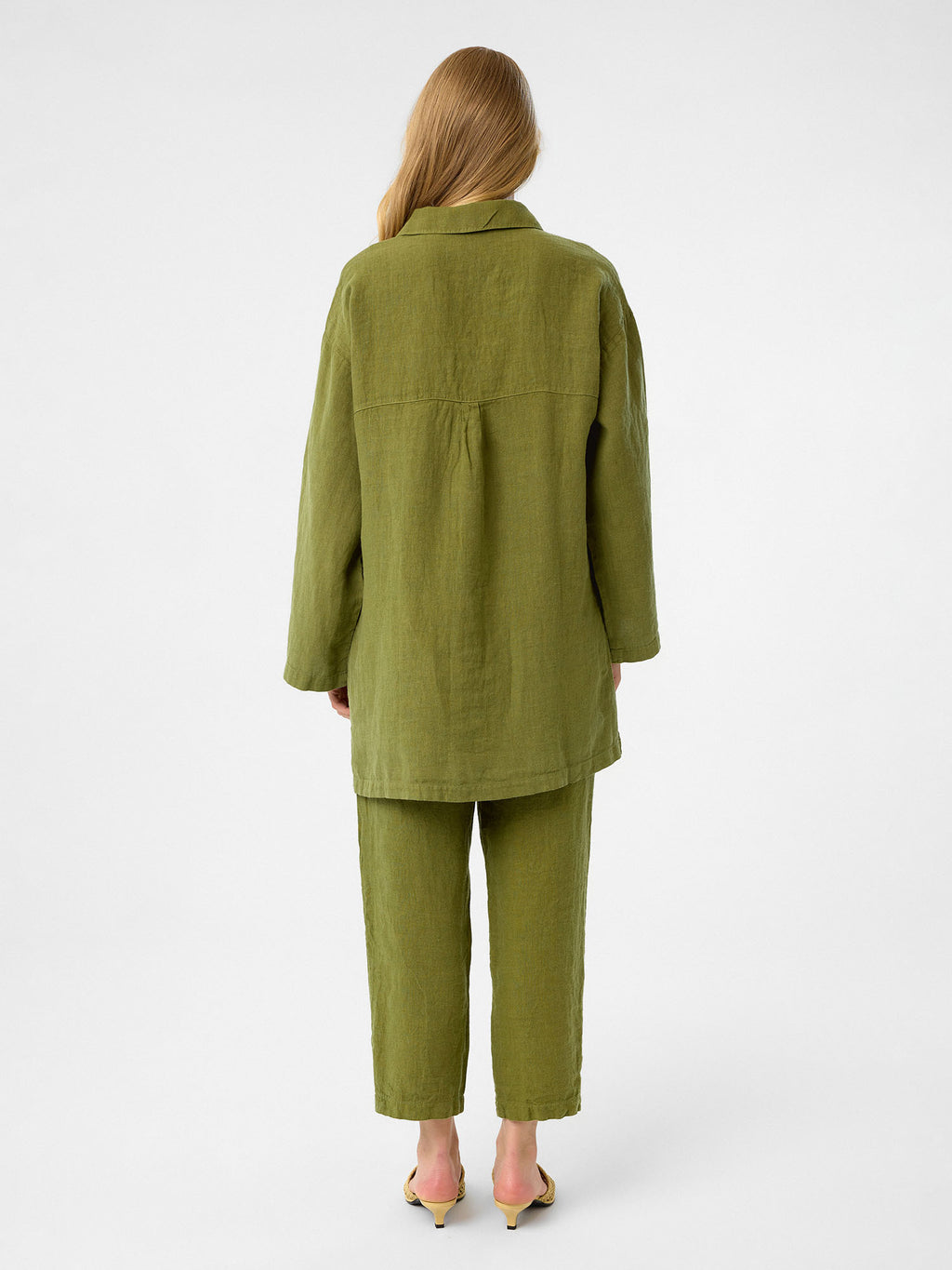 Oversized Tunika in Olivgrün