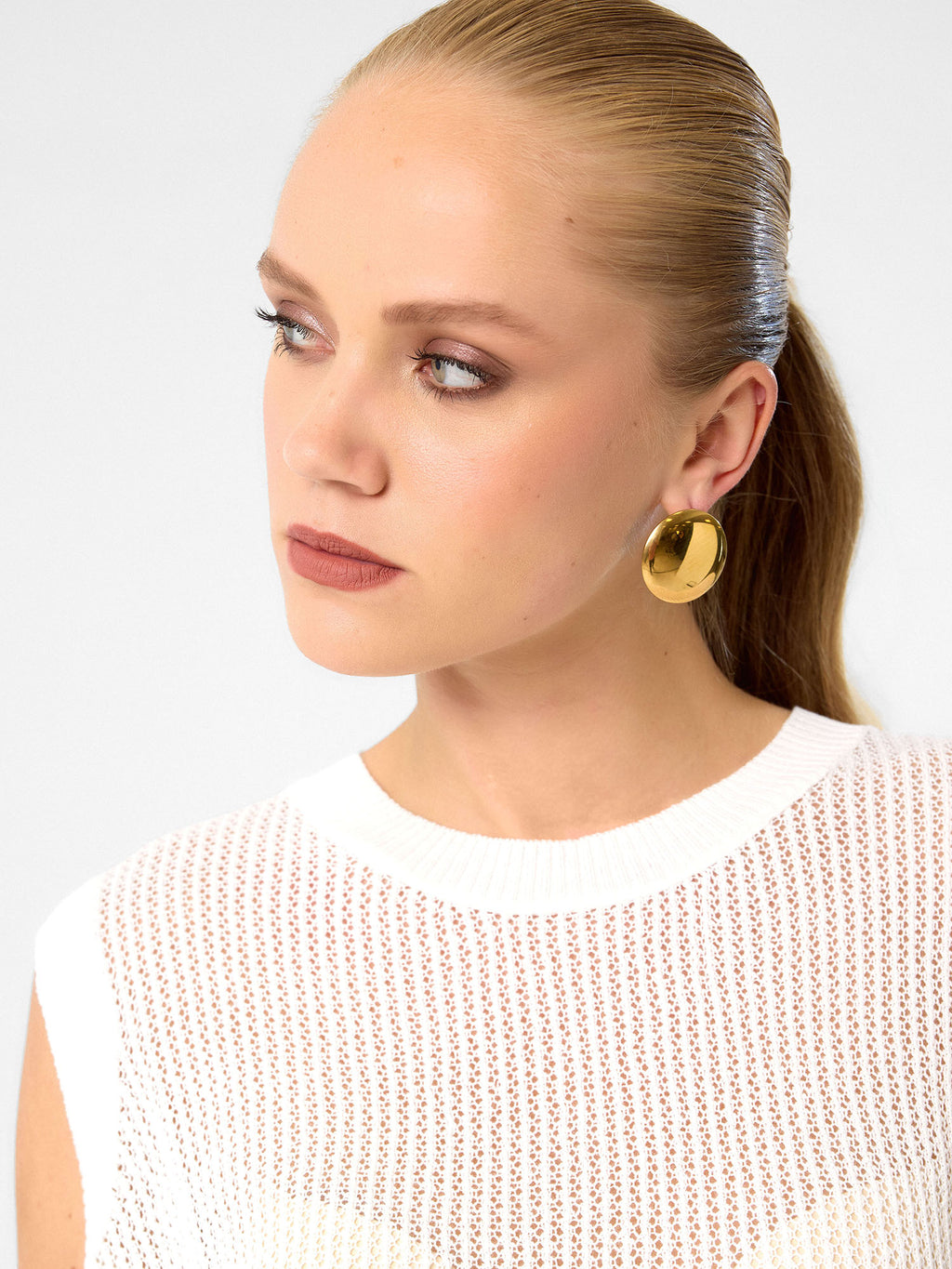 Strick-Tanktop aus 100 % Baumwolle – Soft Pearl