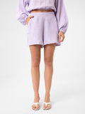 Tailored Linen Shorts aus 100 % Leinen – Lilac