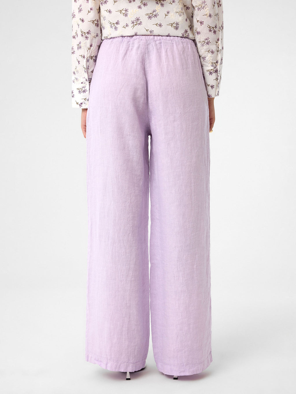 Wide-Leg Hose in Lilac