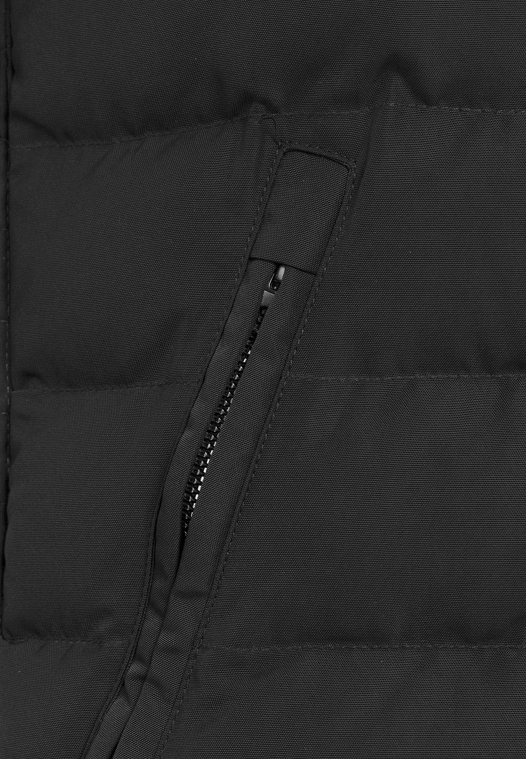 Herren Winterjacke in Graphite Black