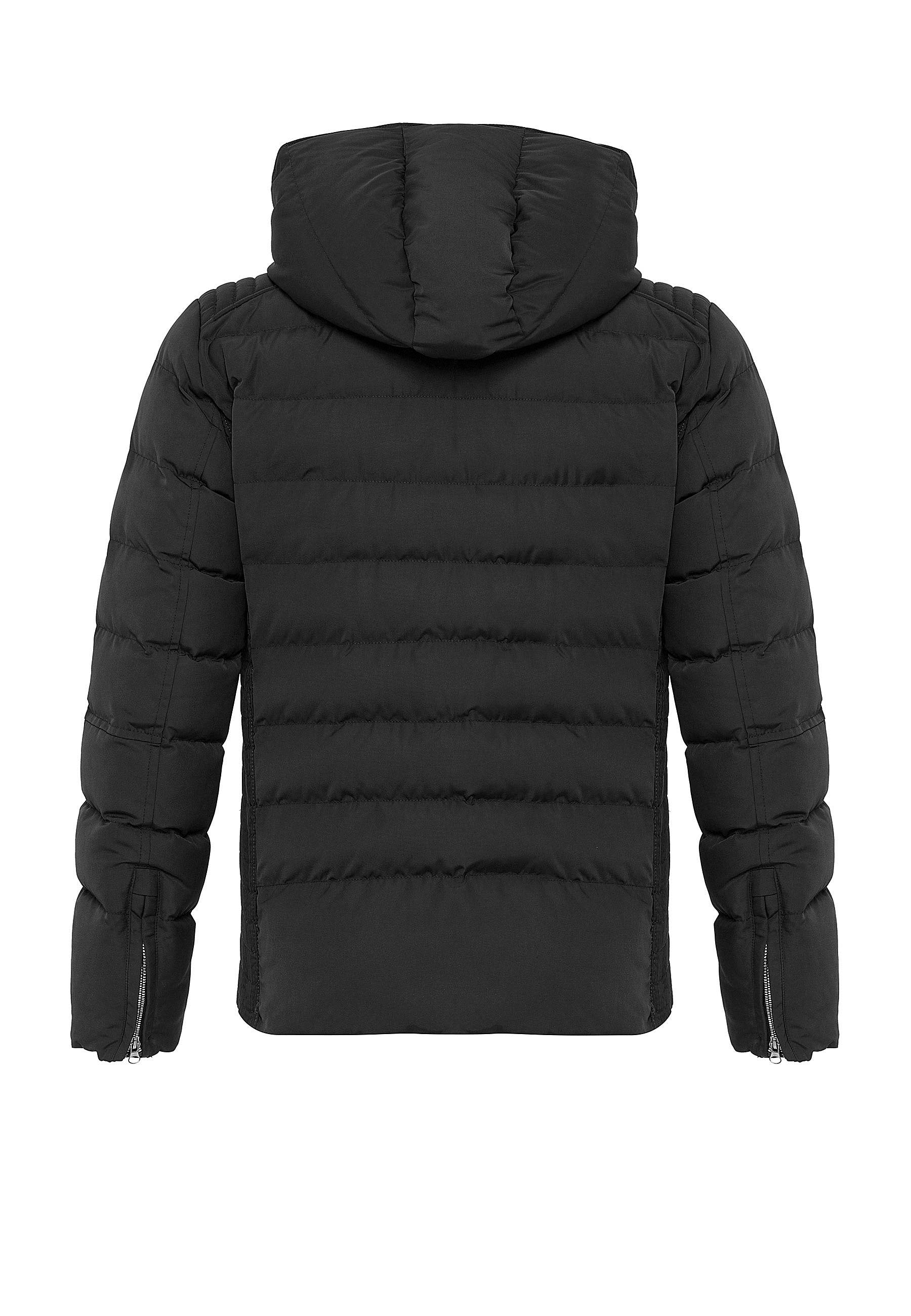 Herren Winterjacke in Graphite Black